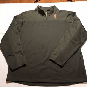 Men’s XL Browning Green & Orange Pullover